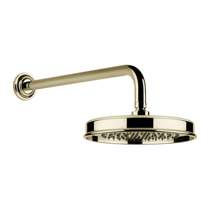 Gessi Venti20 Верхний душ, с настенным держателем, цвет: Brass PVD