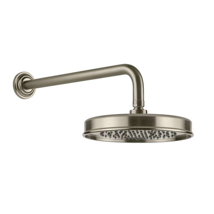 Gessi Venti20 Верхний душ, с настенным держателем, цвет: Finox Brushed Nickel