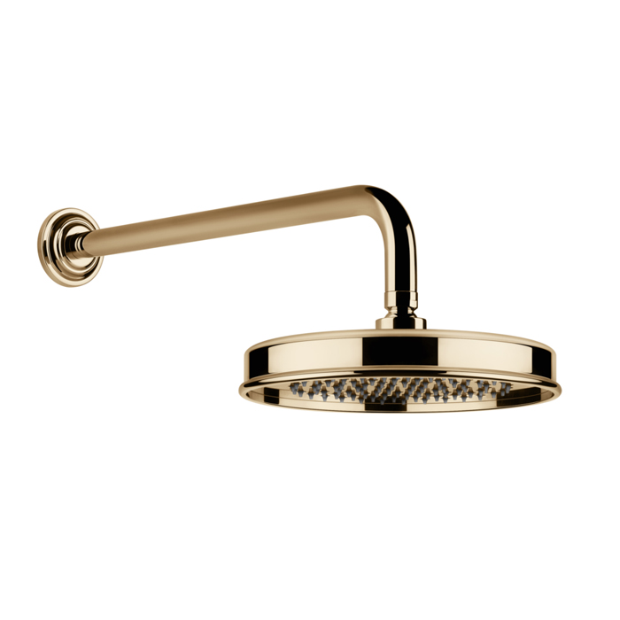 Gessi Venti20 Верхний душ, с настенным держателем, цвет: Warm Bronze PVD