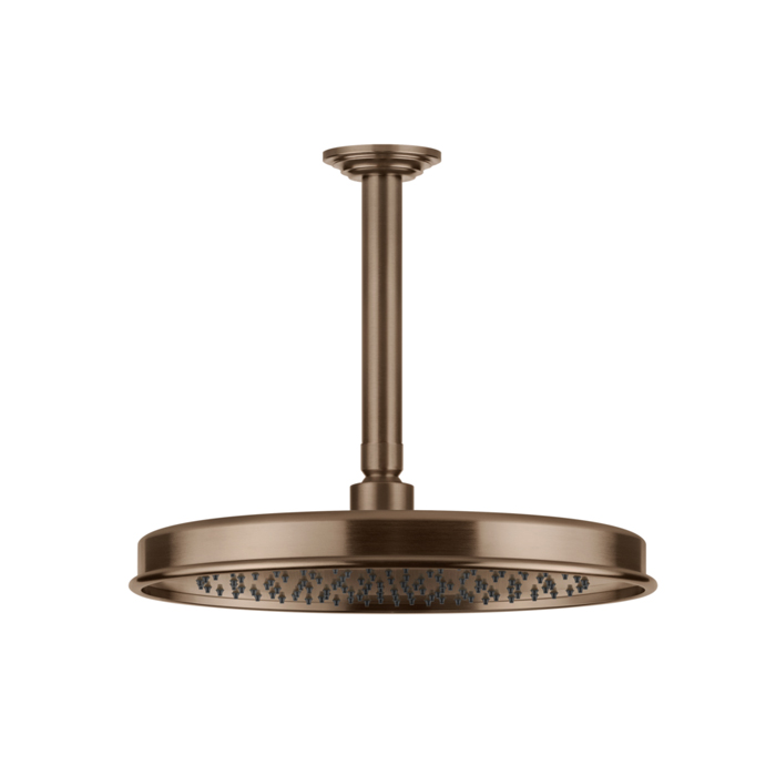 Gessi Venti20 Верхний душ, с потолочным держателем, цвет: Copper Brushed PVD