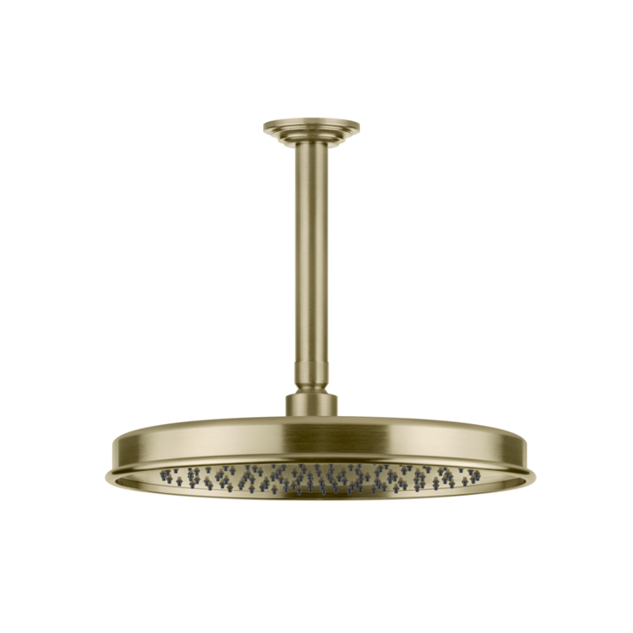 Gessi Venti20 Верхний душ, с потолочным держателем, цвет: Brushed Brass PVD