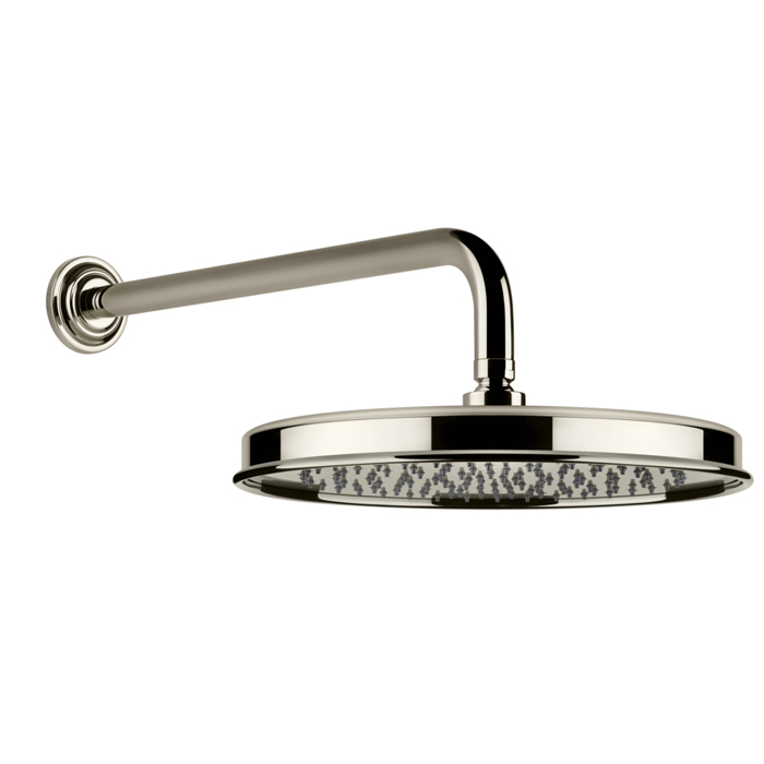 Gessi Venti20 Верхний душ, с настенным держателем, цвет: Nickel PVD