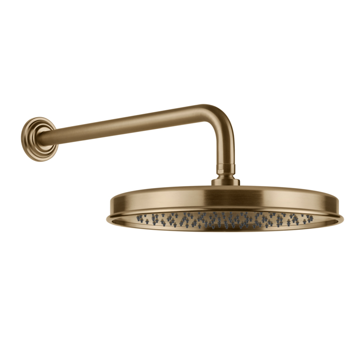 Gessi Venti20 Верхний душ, с настенным держателем, цвет: Warm Bronze Br. PVD