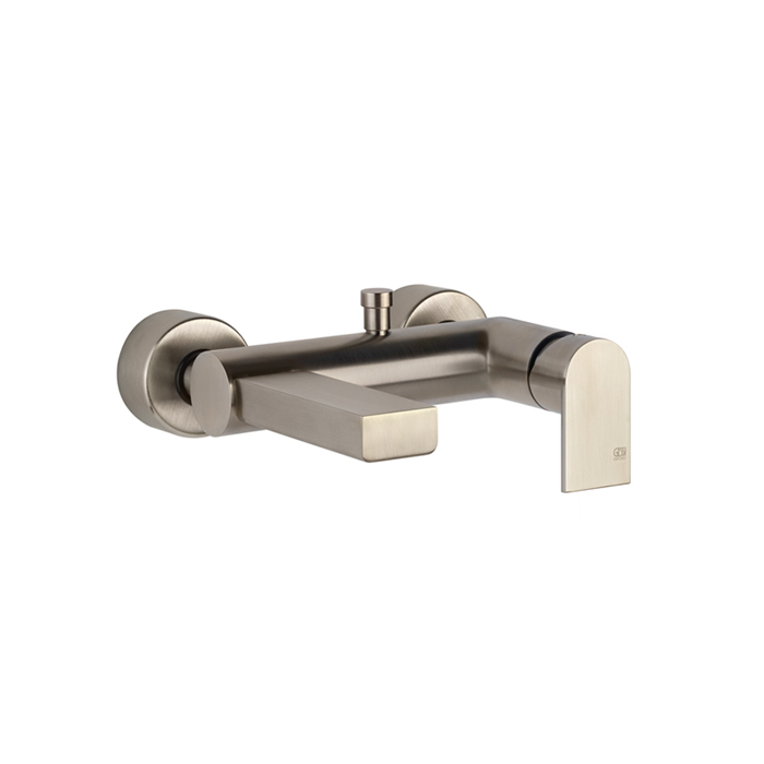 Gessi Emporio Via manzoni Смеситель для ванны, подвесной, с автоматическим переключателем ванна-душ, цвет: Finox Brushed Nickel