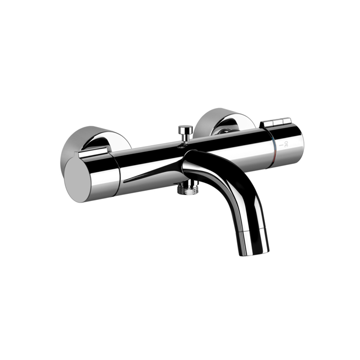 Gessi Emporio Via tortona Смеситель для ванны, подвесной, термостатический, с автоматическим переключателем ванна-душ, цвет: хром