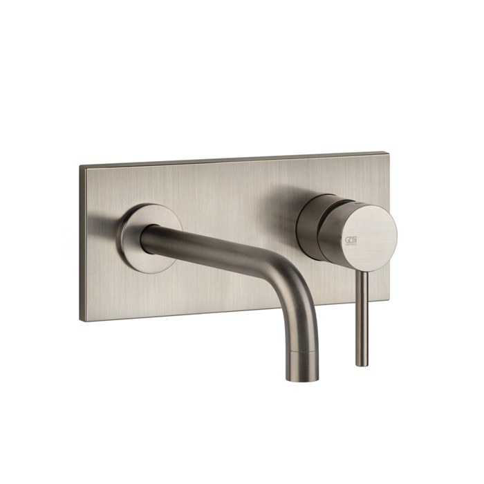 Gessi Emporio Via tortona Смеситель для раковины, встраиваемый, излив:, цвет: Finox Brushed Nickel