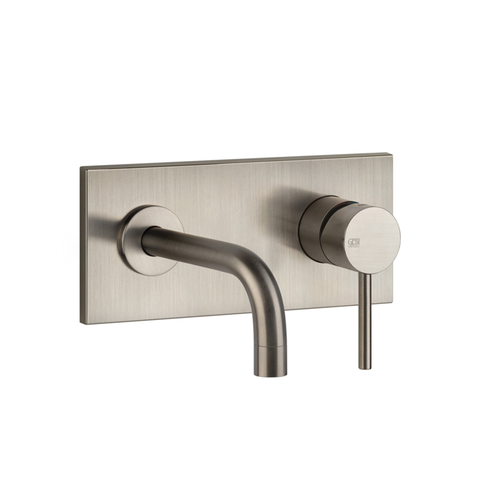 Gessi Emporio Via tortona Смеситель для раковины, встраиваемый, излив:, цвет: Finox Brushed Nickel