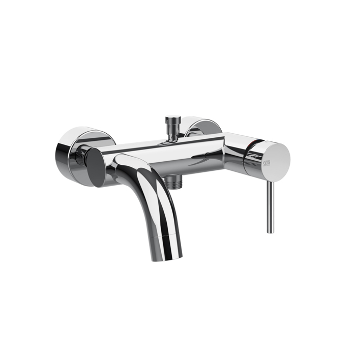 Gessi Emporio Via tortona Смеситель для ванны, подвесной, с автоматическим переключателем ванна-душ, цвет: хром