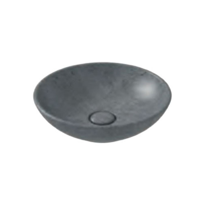 Globo Le Pietre Раковина, без отв, накладная, с донным клапаном, цвет: Peperino grigio