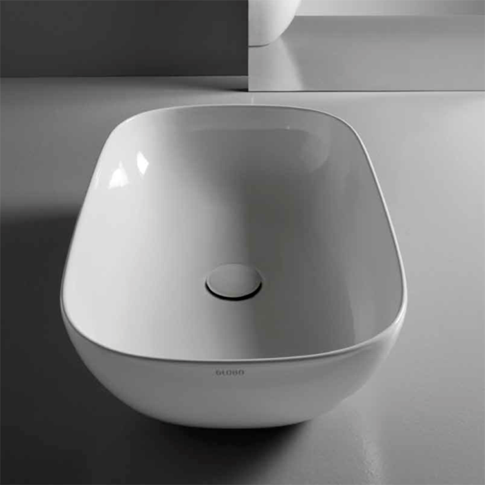 Globo T-Edge Раковина-чаша, без отв, на столешницу, цвет: белый