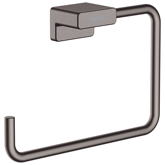 Hansgrohe AddStoris Полотенцедержатель, кольцо, цвет: шлифованный черный хром
