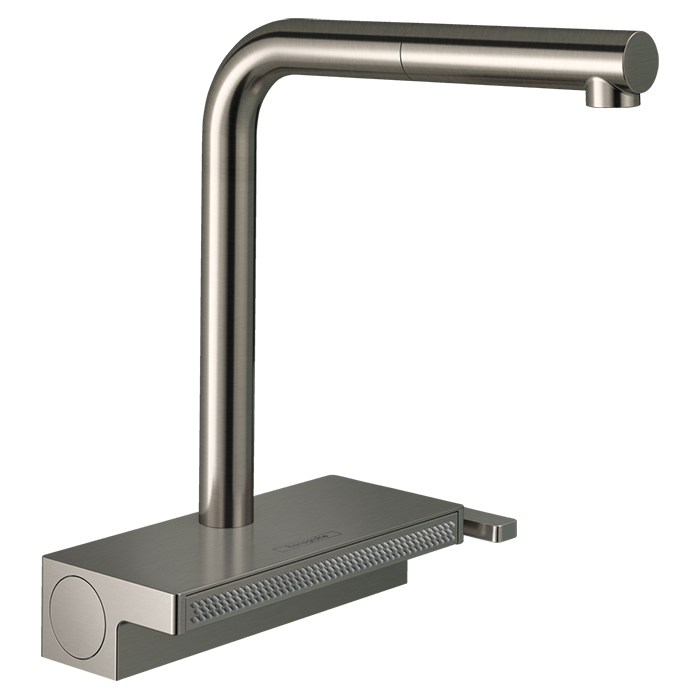Hansgrohe Aquno Select M81 Смеситель для кухни 250, на 1 отв, с вытяжным душем, 2jet, sBox, цвет: нержавеющая сталь