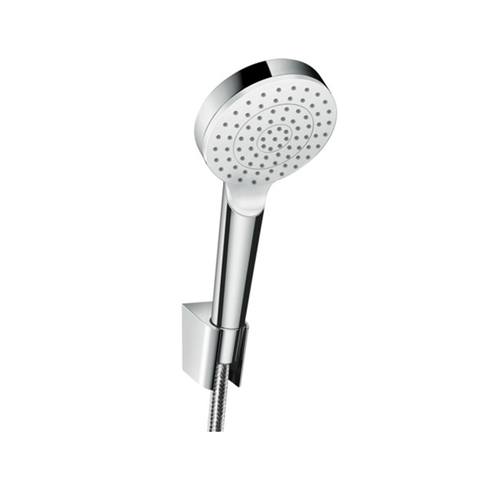 Hansgrohe Crometta 1jet Porter Ручной душ, с держателем, цвет: белый/хром