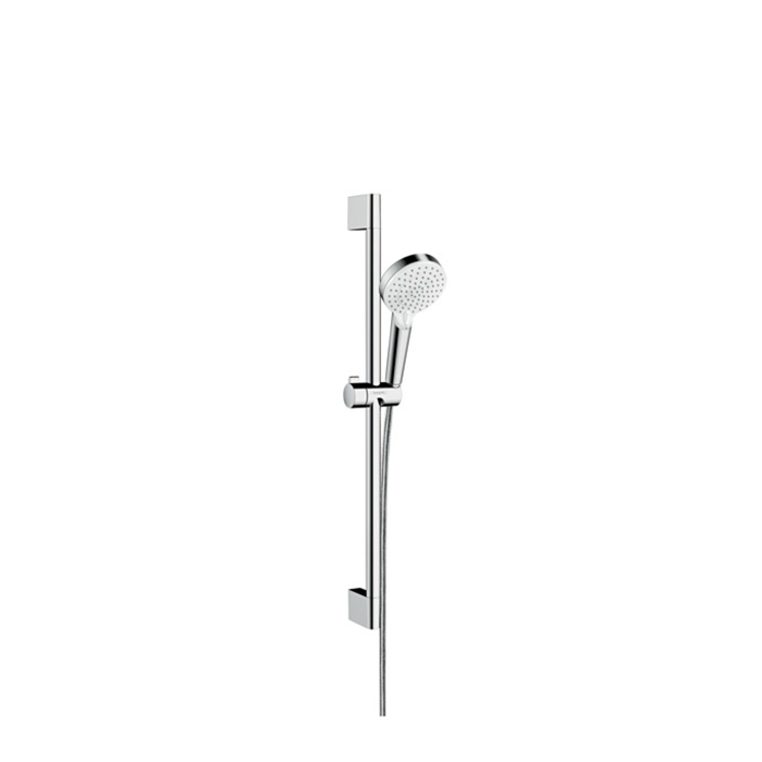 Hansgrohe Crometta Vario Unica Душевой набор: штанга, ручной душ, 2jet (Rain, IntenseRain), шланг, цвет: белый/хром