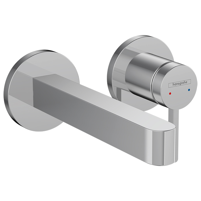 Hansgrohe Finoris Смеситель для раковины, встраиваемый, излив:, внешняя часть, цвет: хром