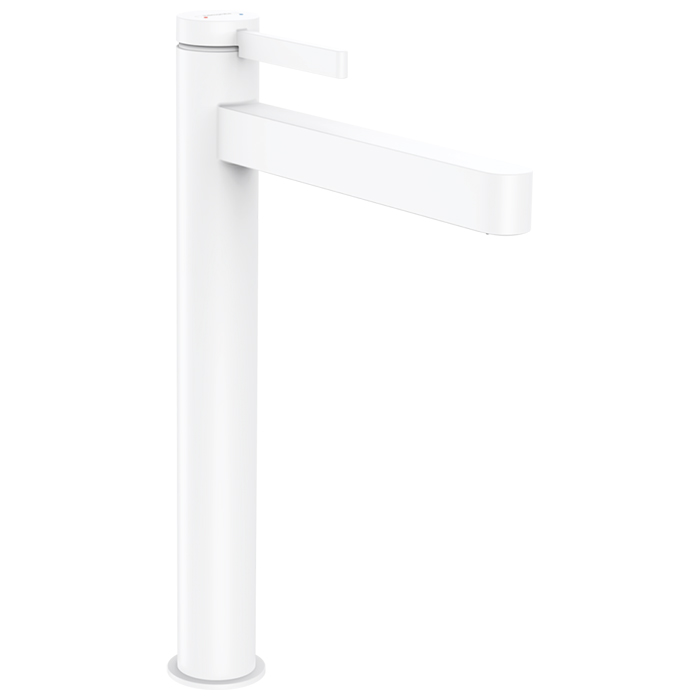 Hansgrohe Finoris Смеситель для раковины, 1 отв, со сливным клапаном Push-Open, цвет: белый матовый