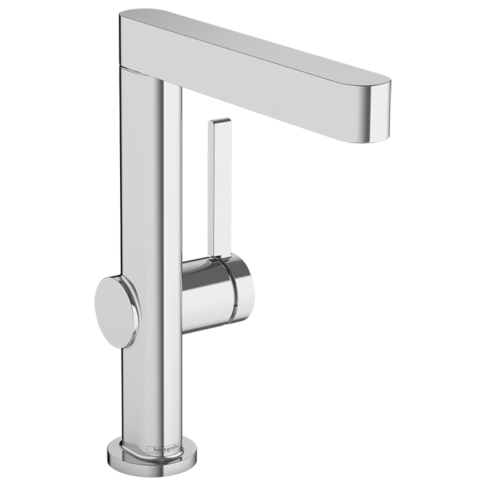 Hansgrohe Finoris Смеситель для раковины, на 1 отв, с поворотным изливом, с донным клапаном, цвет: хром