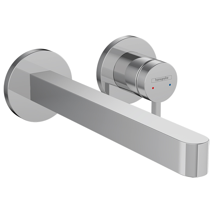 Hansgrohe Finoris Смеситель для раковины, встраиваемый, излив, внешняя часть, цвет: хром