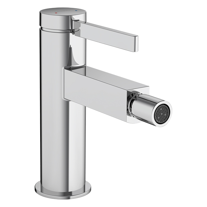 Hansgrohe Finoris Смеситель для биде, на 1 отв, с донным клапаном, цвет: хром