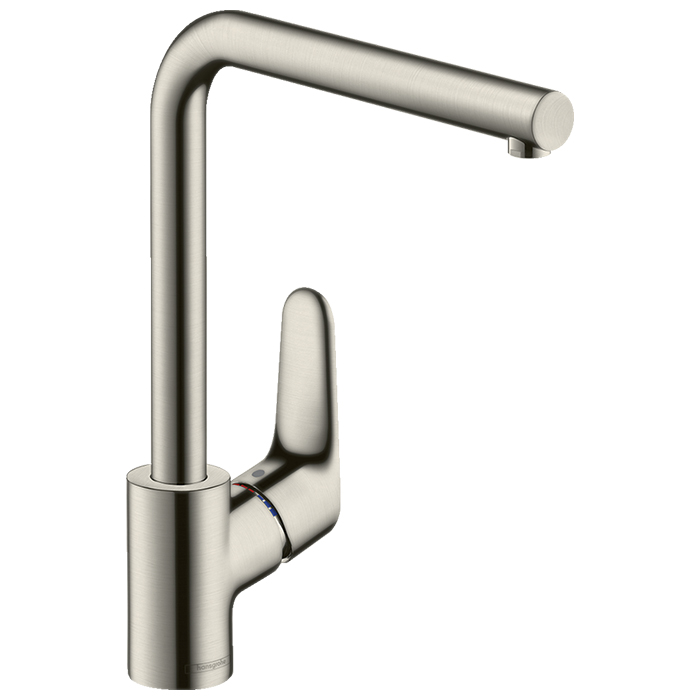 Hansgrohe Focus M41 Смеситель для кухни, 1 отв, цвет: сталь