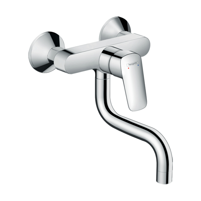 Hansgrohe Logis M31 Смеситель для раковины настенный, излив:, цвет: хром