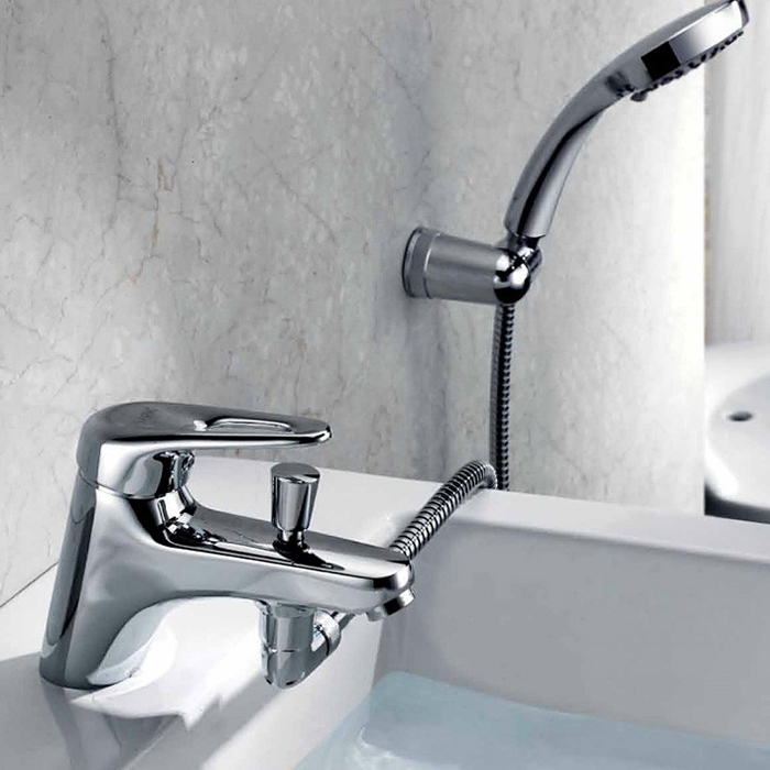 Hansgrohe Logis Смеситель на борт ванны, 1 отв, цвет: хром