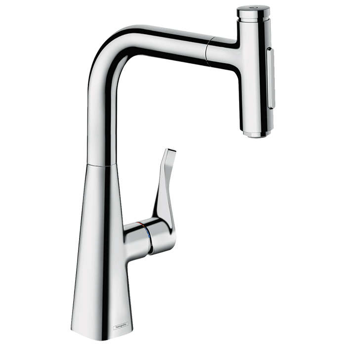 Hansgrohe Metris Select M71 Смеситель для кухни, 1 отв, цвет: хром