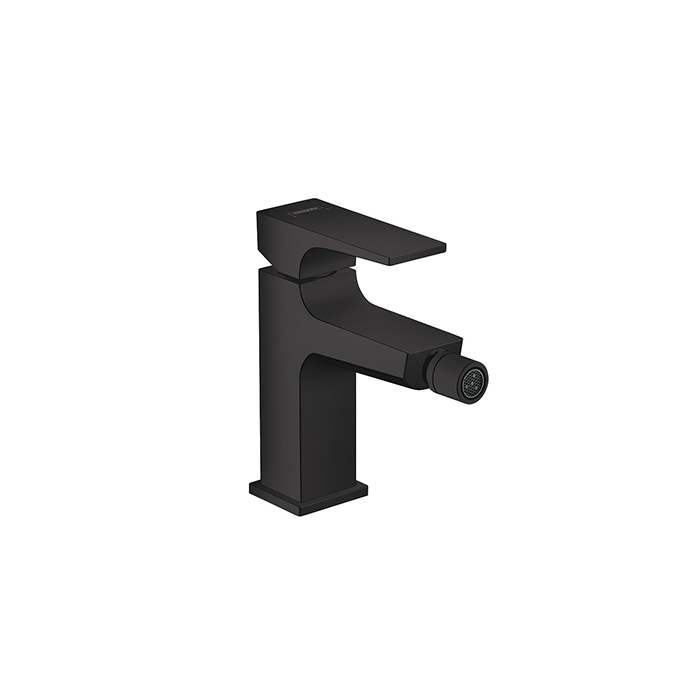 Hansgrohe Metropol Смеситель для биде на 1 отв, с донным клапаном, излив, цвет: черный матовый