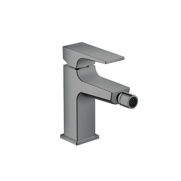 Hansgrohe Metropol Смеситель для биде на 1 отв, с донным клапаном, излив, цвет: шлифованный черный хром