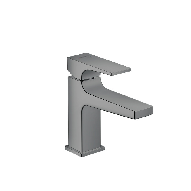 Hansgrohe Metropol Смеситель для раковины 100, на 1 отв, с донным клапаном, излив, цвет: шлифованный черный хром