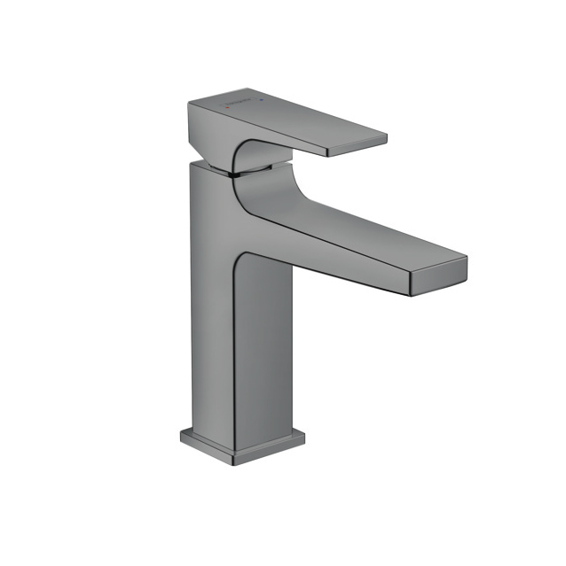 Hansgrohe Metropol Смеситель для раковины 110, на 1 отв, с донным клапаном, излив, цвет: шлифованный черный хром