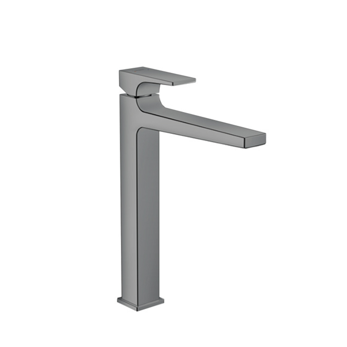 Hansgrohe Metropol Смеситель для раковины 260, на 1 отв, с донным клапаном, излив, цвет: шлифованный черный хром