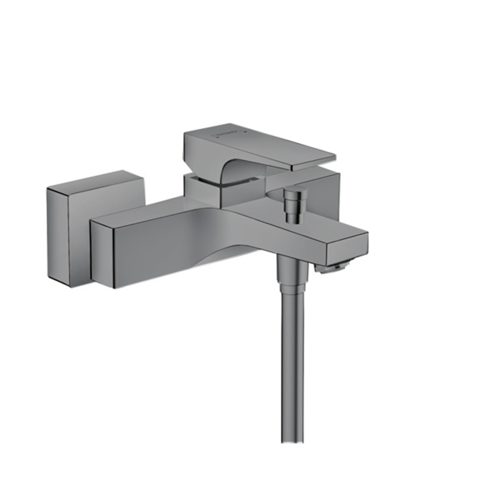 Hansgrohe Metropol Смеситель для ванны настенный, излив, цвет: шлифованный черный хром