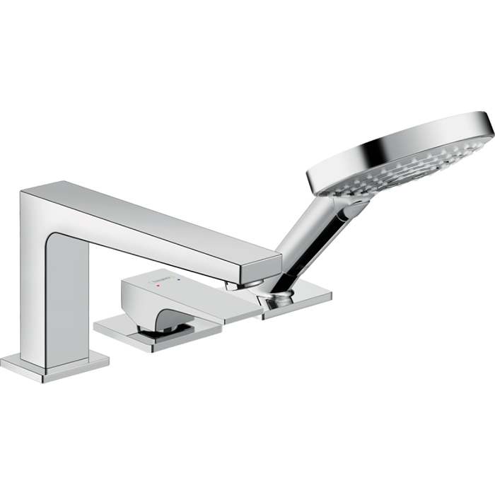 Hansgrohe Metropol Смеситель на борт ванны, на 3 отв, цвет: хром