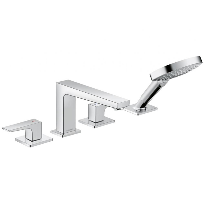 Hansgrohe Metropol смеситель на край ванны, на 4 от.в, цвет: хром