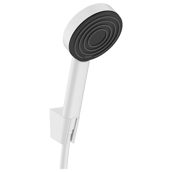 Hansgrohe Pulsify 1j Porter-набор Душевой гарнитур, ручной душ, настенный держатель и шланг, цвет: белый матовый