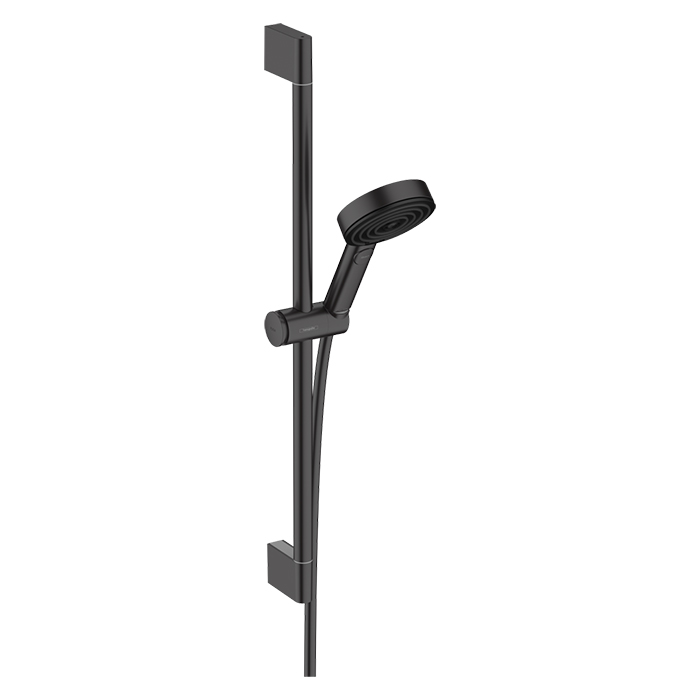 Hansgrohe Pulsify Душевая гарнитур, штанга, с ручным душем и держателем, цвет: черный матовый
