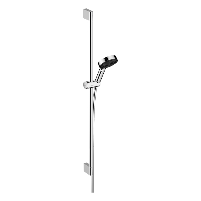 Hansgrohe Pulsify Душевая гарнитур, штанга, с ручным душем и держателем, цвет: хром