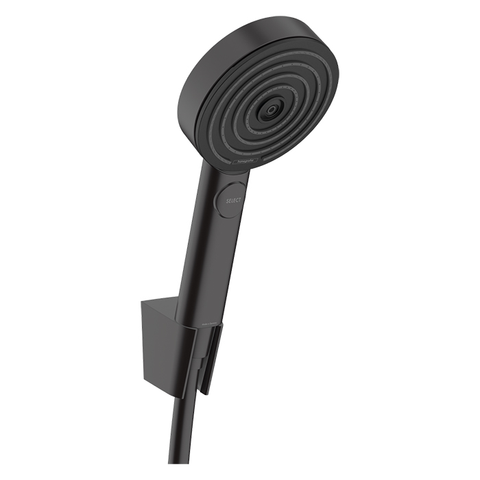Hansgrohe Pulsify Душевой набор с держателем 105 3jet Relaxation, шланг цвет матовый черный