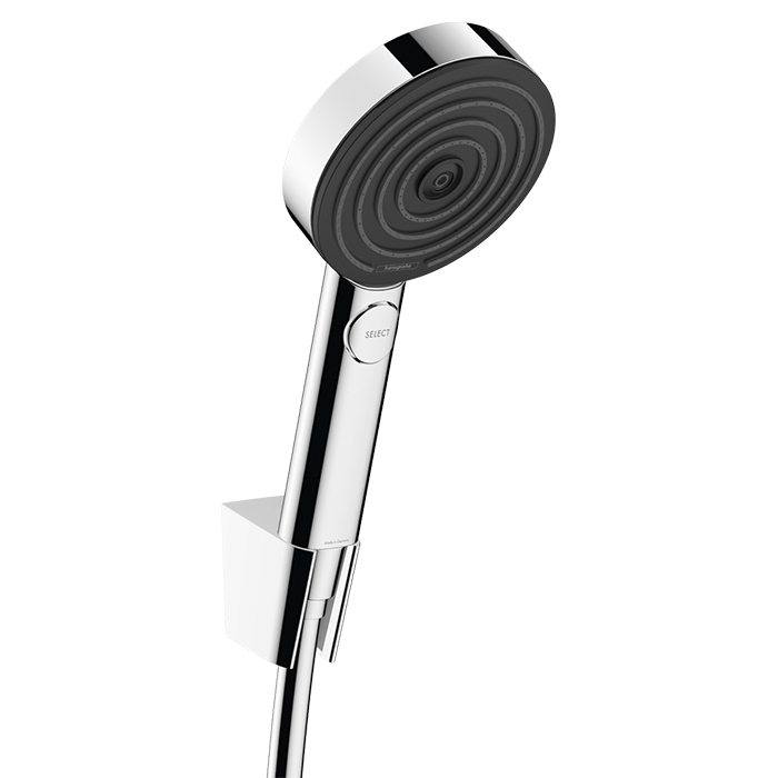 Hansgrohe Pulsify Душевой гарнитур: ручной душ, держатель и шланг, цвет: хром
