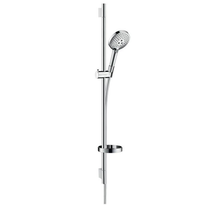 Hansgrohe Raindance Select S Душевой набор: штанга, ручной душ 120, 3jet (Rain, RainAir, WhirlAir), мыльница, шланг, цвет: хром