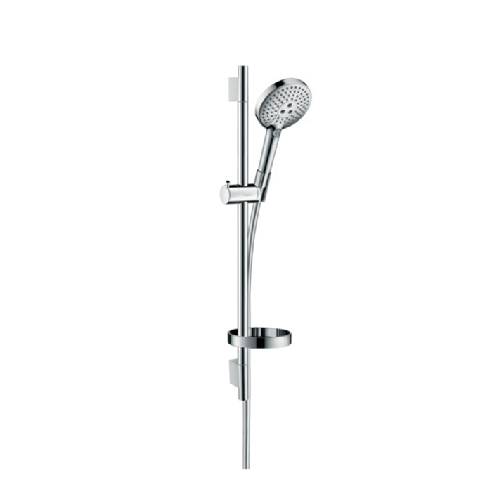 Hansgrohe Raindance Select S Душевой набор: штанга, ручной душ 120, 3jet (Rain, RainAir, WhirlAir), мыльница, шланг, цвет: хром
