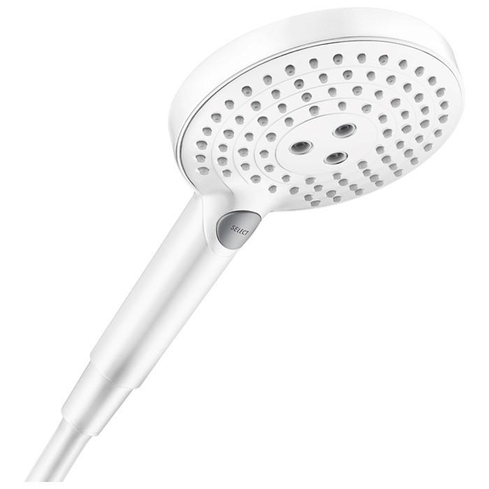 Hansgrohe Raindance Select S Ручной душ 120, 3jet, PowderRain, Rain, Whirl, цвет: белый матовый