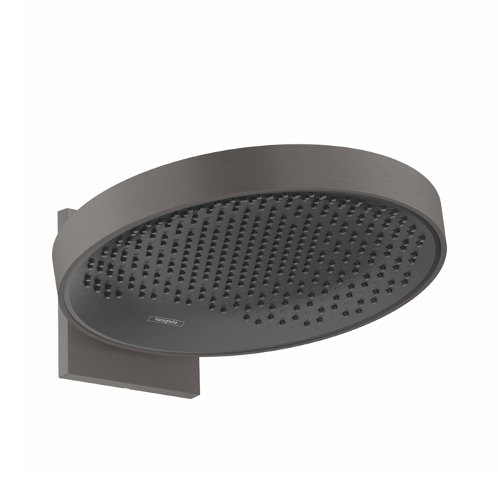 Hansgrohe Rainfinity Верхний душ 360 1jet с настенным креплением, цвет: шлифованный черный хром