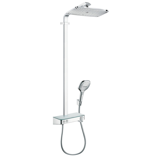 Hansgrohe Raindance E 360 ST SHP Душевая система, с верхним душем, ручным дешем, и термостатическим смесителем, цвет: хром