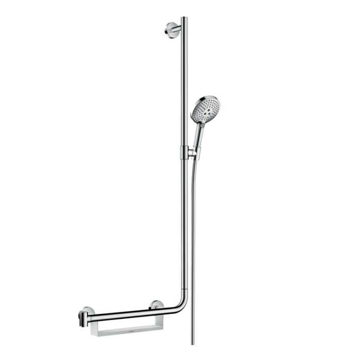 Hansgrohe Raindance Select S 120/U'Comfort Душевой гарнитур, с ручным душем и полочкой, цвет: хром