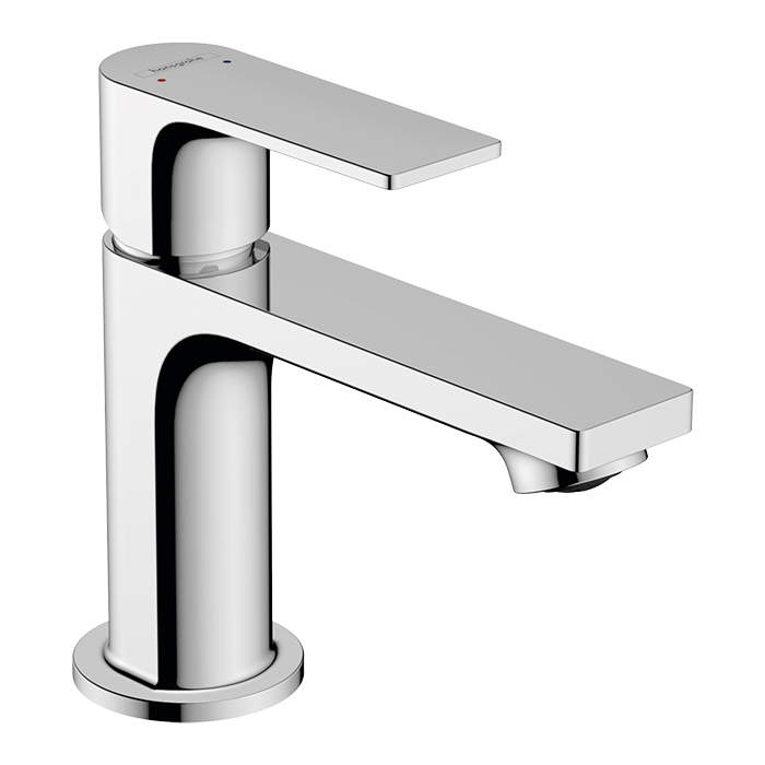 Hansgrohe Rebris E Смеситель для раковины 80, на 1 отв, с донным клапаном, цвет: хром