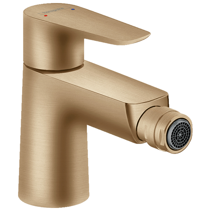 Hansgrohe Talis E Смеситель для биде, 1 отв, цвет: шлифованная бронза