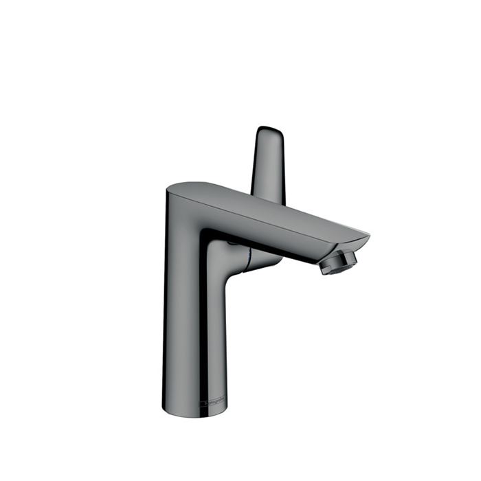 Hansgrohe Talis E Смеситель для раковины 150, на 1 отв, с донным клапаном, излив, цвет: шлифованный черный хром