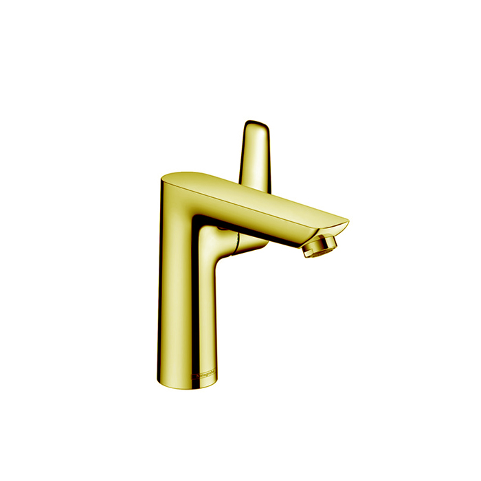 Hansgrohe Talis E Смеситель для раковины 150, на 1 отв, с донным клапаном, излив, цвет: золото